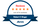Avvo Reviews five stars out of nine reviews